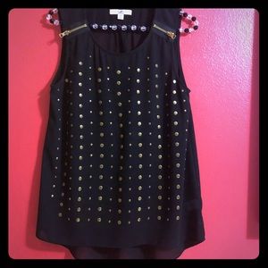 Translucent Tunic w Metal Beads